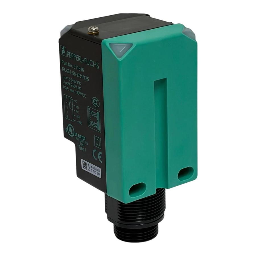 Pepperl+Fuchs RLK61-55-Z/31/135 Retroreflective Photoelectric Sensor 911616