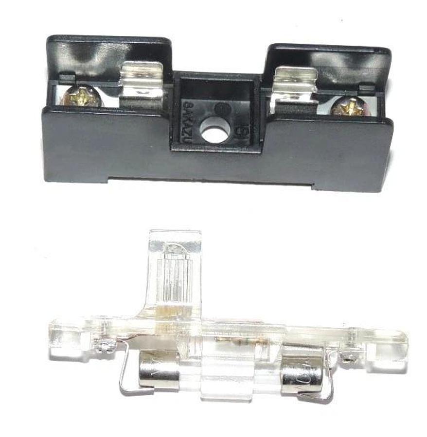 Used LOT OF 2 ISI FHC-15N FUSE HOLDERS 2 POLE WITH INDICATOR FHC15N