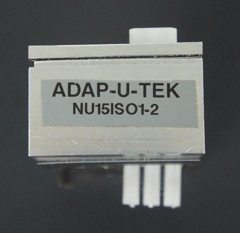 Used ADAP-U-TEK NU15ISO1-2 ALUMINUM MANIFOLD NU15ISO12