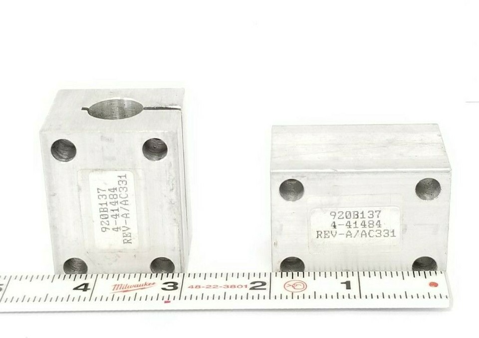 Used LOT OF 2 GENERIC 920B137 CLAMP FLAP GUIDES 4-41484 REV-A / AC331