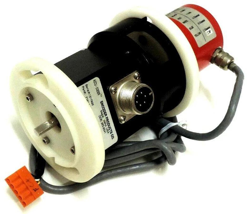Used ACCU-CODER 715-1-0064-1-N-S-S-4-D-S-Y, ENCODER W/ IED ENCODER C2R-240/16