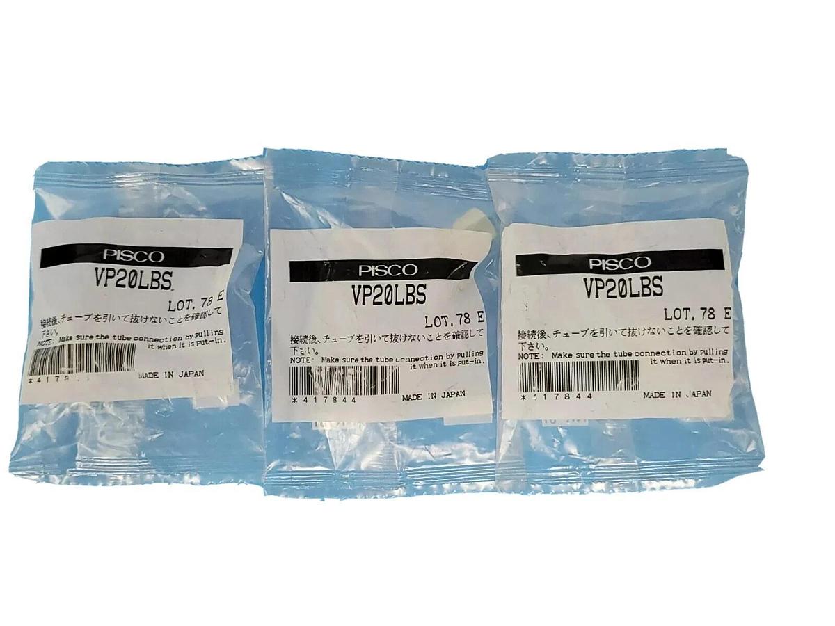 Used LOT OF 3 NEW PISCO VP20LBS VACUUM PAD FILTERS