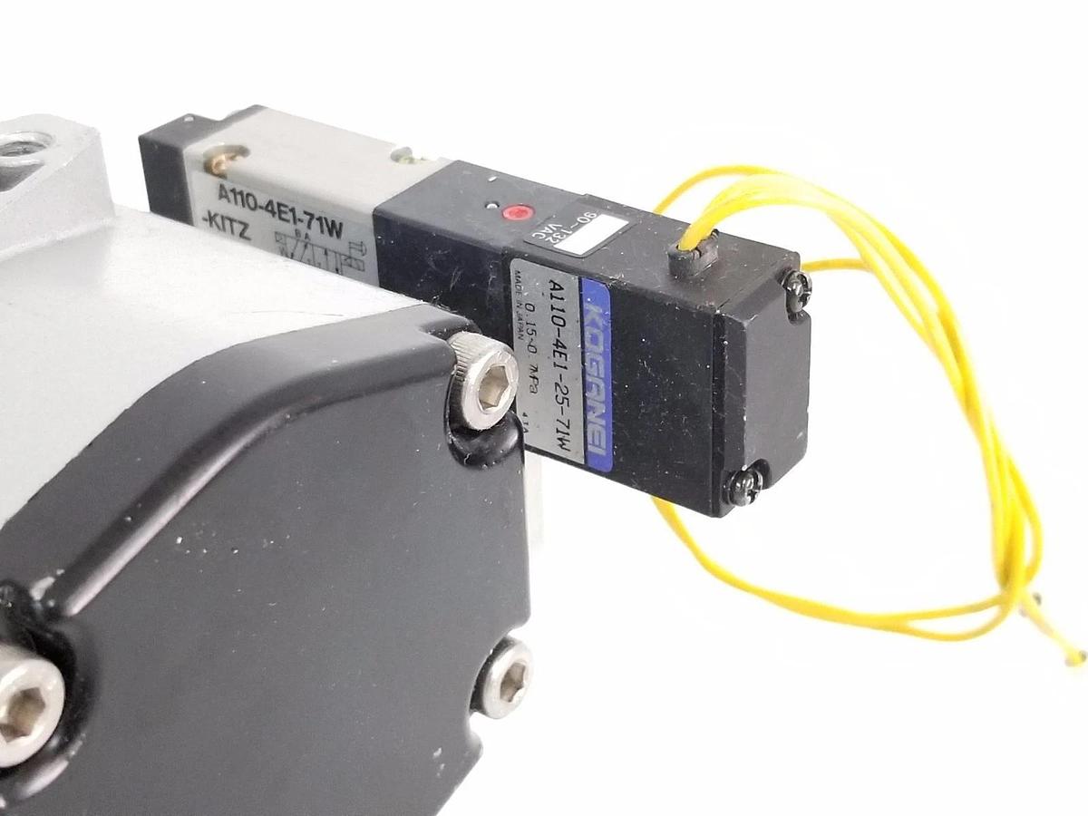 Used KITZ ACT. TYPE: C-2 FLOW CONTROL VALVE 1 1/2 IN. W/ A110-4E1-71W-KITZ SOLENOID