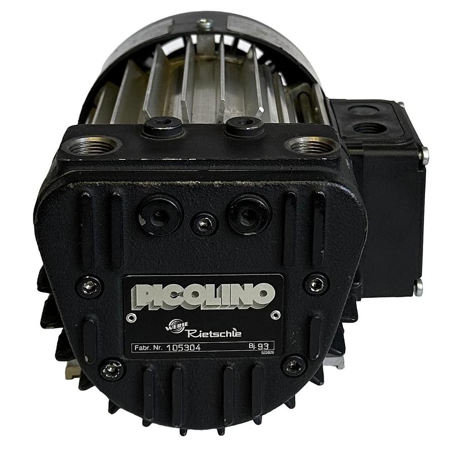 Used WERIE RIETSCHLE VTE6 / WB63B2STP / 105304 PICOLINO OILLESS ROTARY VACUUM PUMP