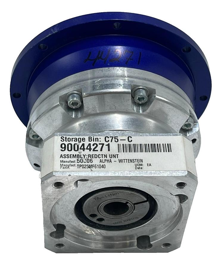 Used Wittenstein alpha TP-025-MF-61-040 Planetary Gearbox 61:1 Ratio TYPE: TZ902836