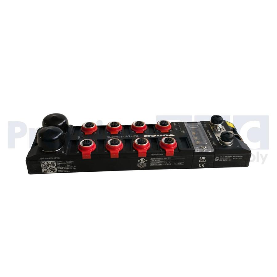 TURCK TBIP-L4-4FDI-4FDX Block Module for EtherNet/IP & CIP Safety 100001827 NSMP