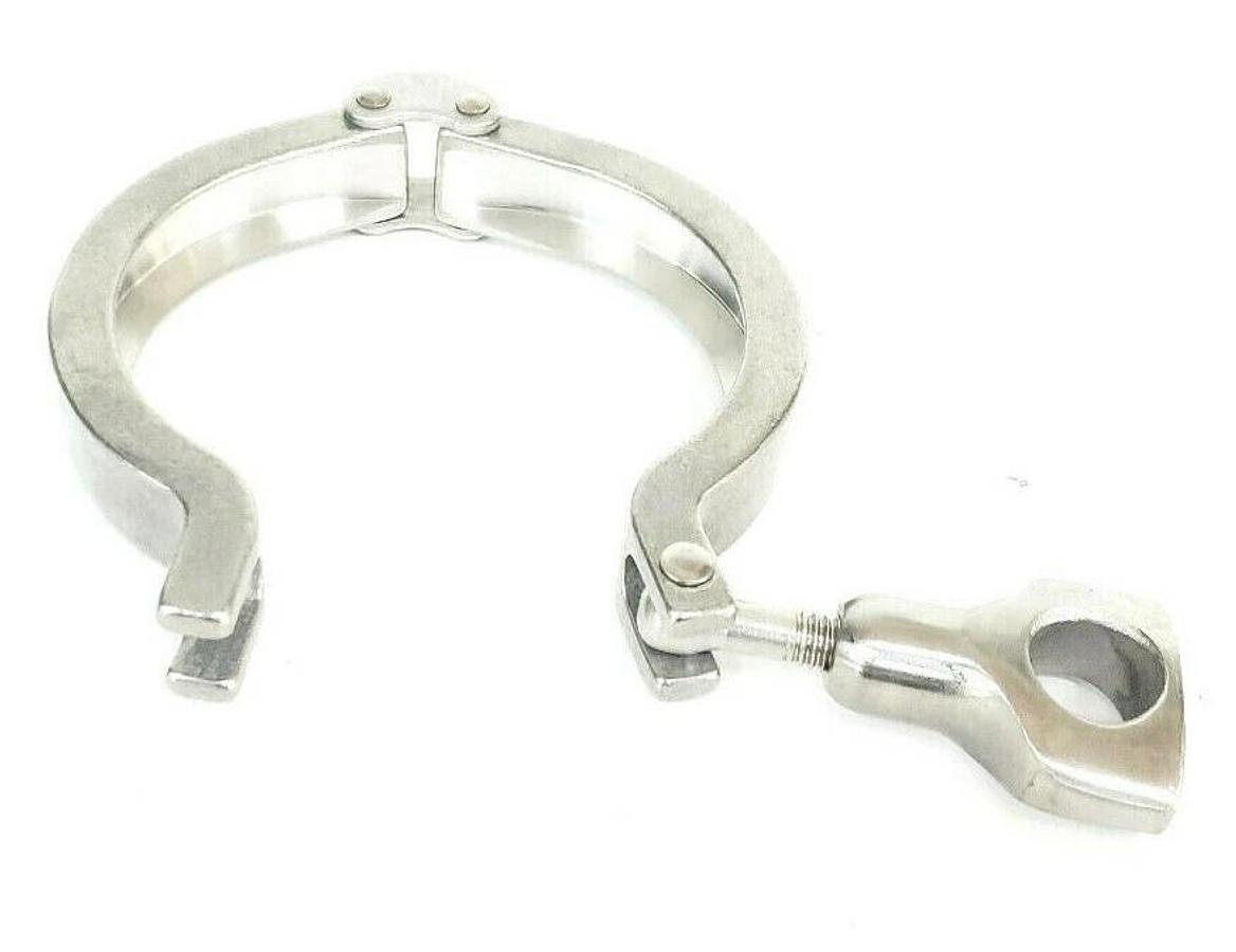 LOT OF 5 NEW TRI-CLOVER H13MHHM-2-S VALVE BODY CLAMPS, 212206, H13MHHM2S, 2-1/2"