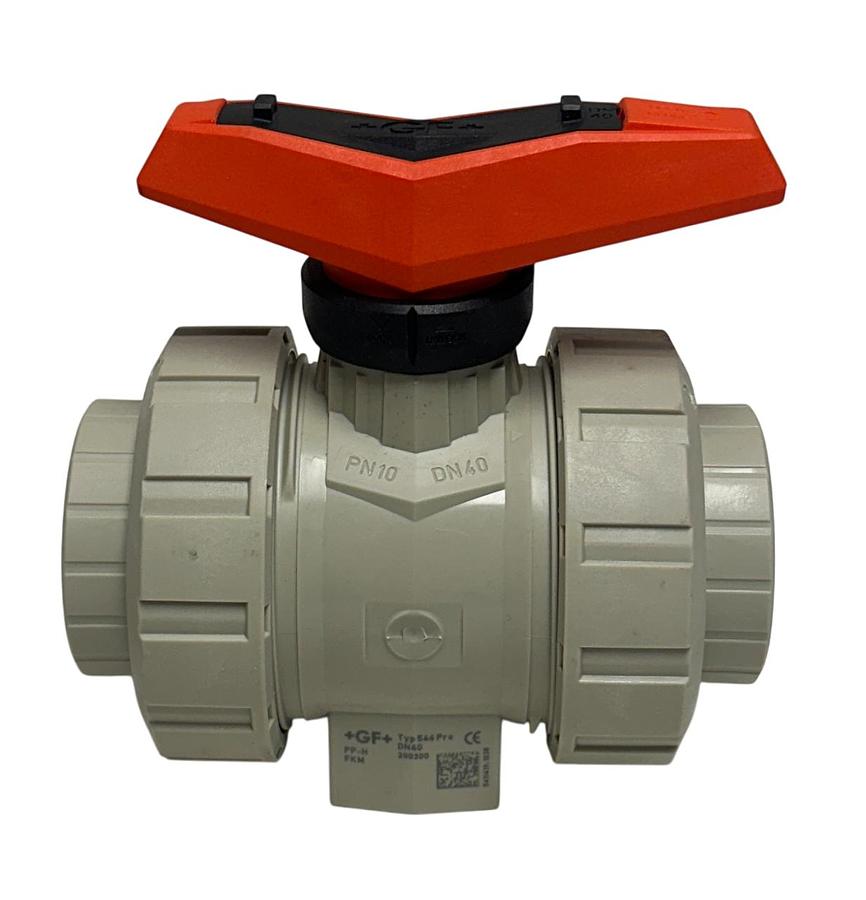 Used +GF+ TYPE 546 Pro BALL VALVE PVC-C PP-H FKM DN40 PN10 200300 5411419 1038 NSNP