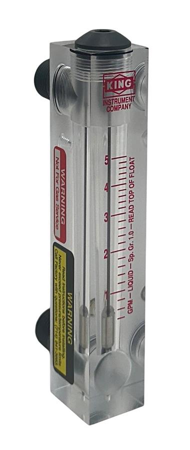 Used KING INSTRUMENT 7520-3-1-0-3C08 / 75203103C08 K75 SERIES FLOW METER 1-5 NSNP