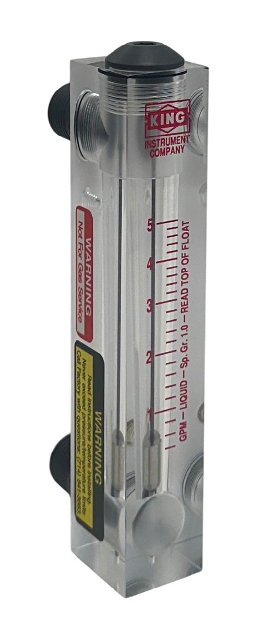 Used KING INSTRUMENT 7520-3-1-0-3C08 / 75203103C08 K75 SERIES FLOW METER 1-5 NSNP