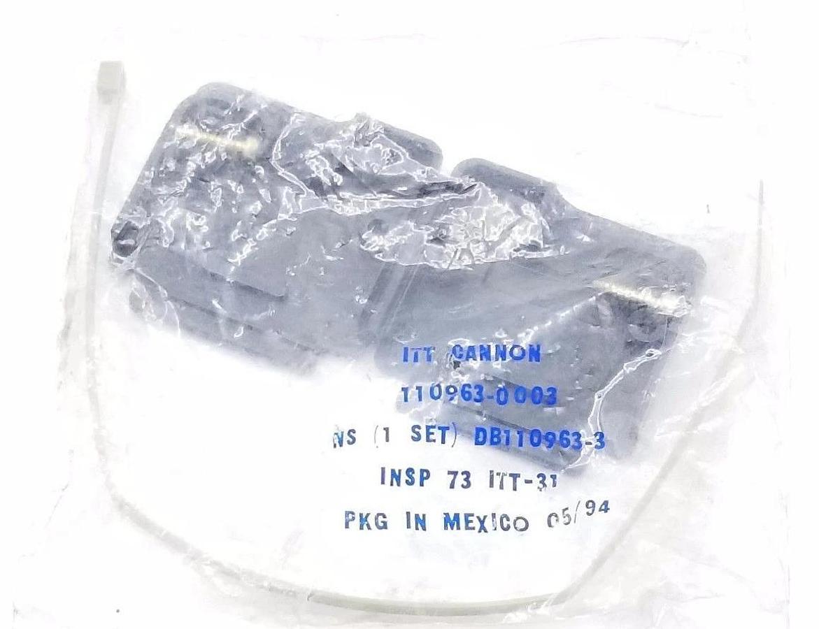 Used NEW ITT CANNON 110963-0003 CONNECTOR HOOD KIT 1109630003
