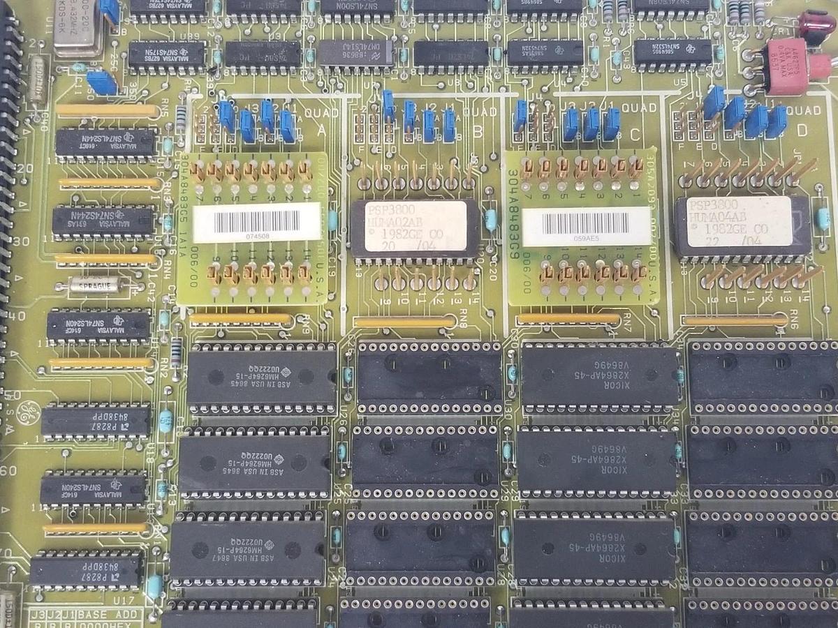 Used GENERAL ELECTRIC DS3800HUMA1B1C MEMORY BOARD W/ 304A8483G51A1A , 304A8483G9
