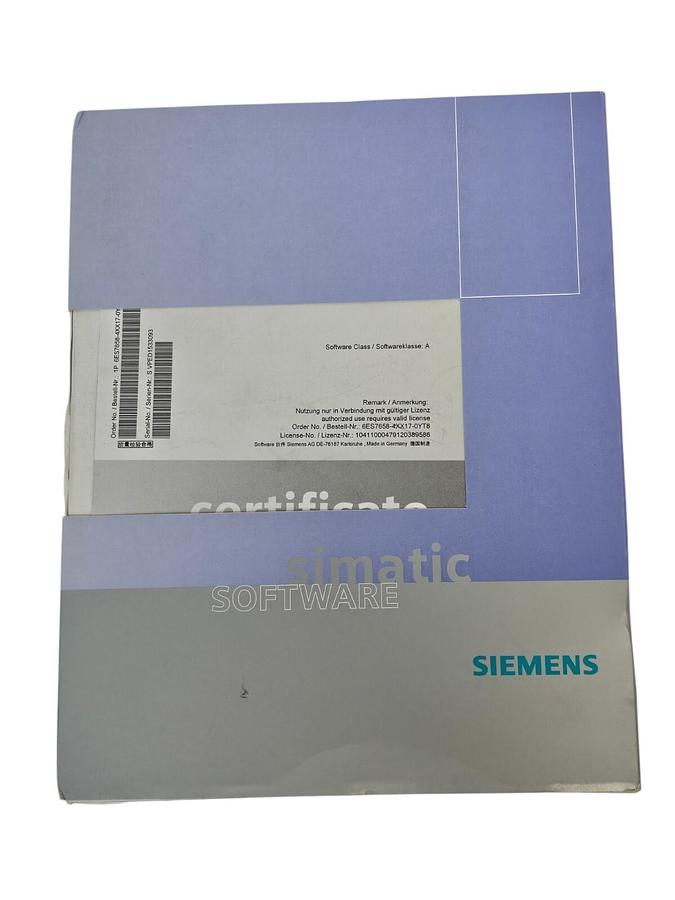 Used NEW SIEMENS 6ES7658-4XX17-0YT8 SIMATIC PCS 7 V7.1 SP4 SOFTWARE MEDIA PACKAGE