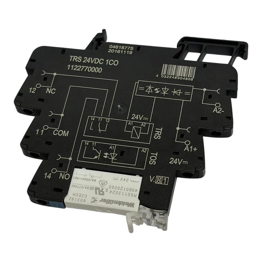 Weidmuller 1122770000 TRS 24VDC 1CO TERMSERIES Interface Relay Module 6A 250VAC
