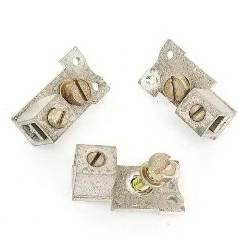 Used LOT OF 3 ILSCO D-340 14-0 MECHANICAL LUGS D340