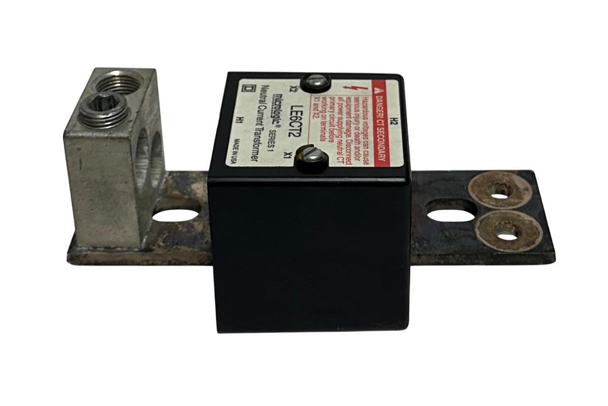 Used SQUARE D LE6CT2 micrologic SERIES 1 NEUTRAL CURRENT TRANSFORMER 600A OEM USNP