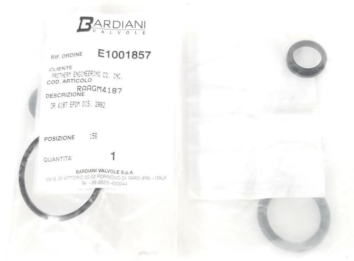 LOT OF BARDIANI VALVOLE O-RINGS TPJGM03106, RALGA018, RAAGM4187, TPGGM0181