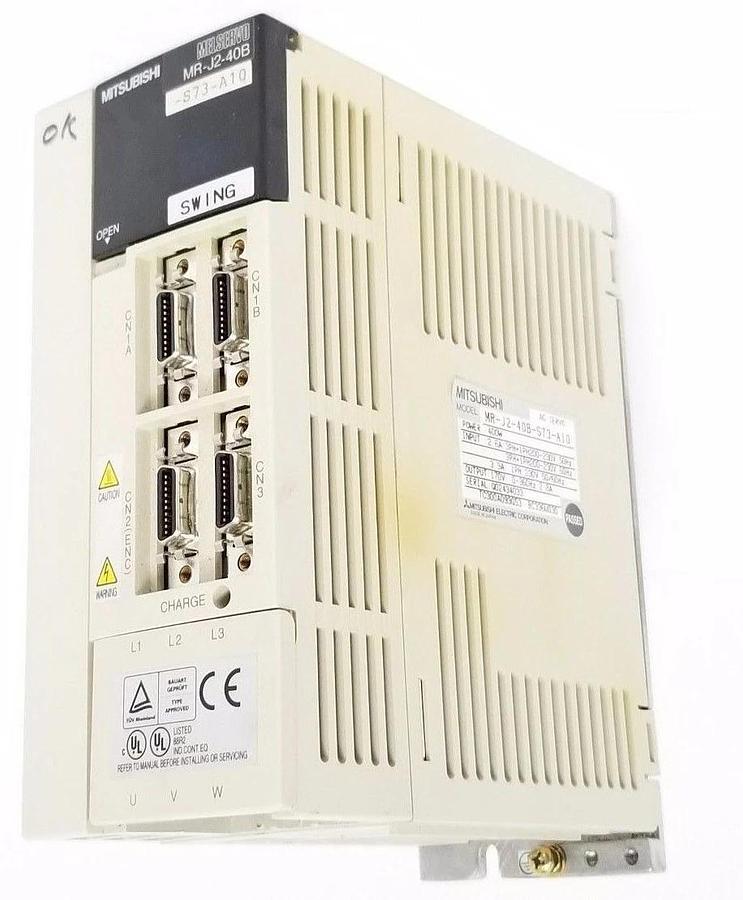 Used MITSUBISHI MR-J2-40B-S73-A10 AC SERVO DRIVE MRJ240BS73A10 (400W) *DAMAGED*