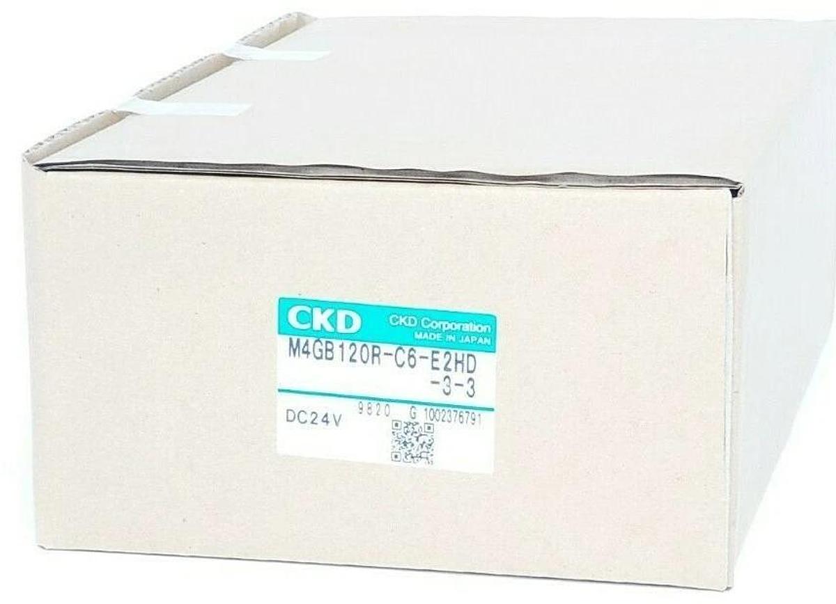 Used NIB CKD M4GB120R-C6-E2HD-3-3 VALVE MANIFOLD ASSEMBLY DC24V, M4GB120RC6E2HD33