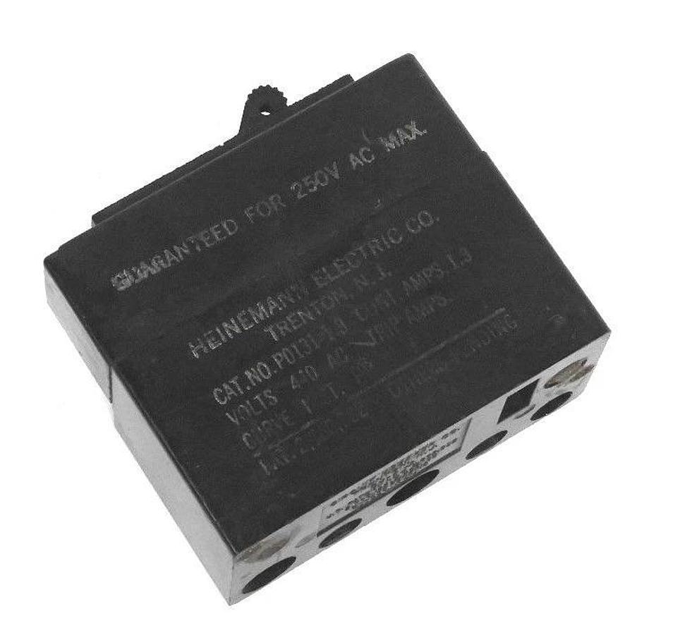 Used HEINEMANN P0131-1.3 CIRCUIT BREAKER CONT.AMPS 1.3, VOLTS 440 AC