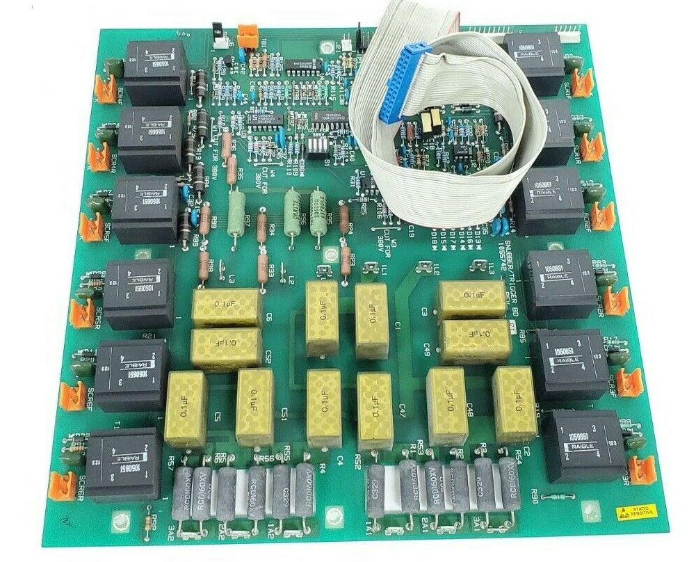 Used BOSTON / FINCOR 105574201-E SNUBBER / TRIGGER BOARD REV: E EL 105574201, 1055743