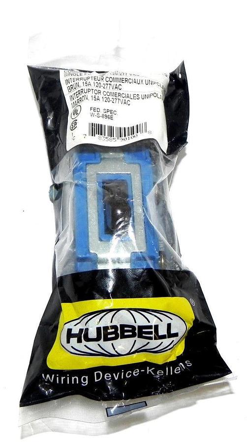 Used NEW HUBBELL CS115 15A 120/277V SWITCH