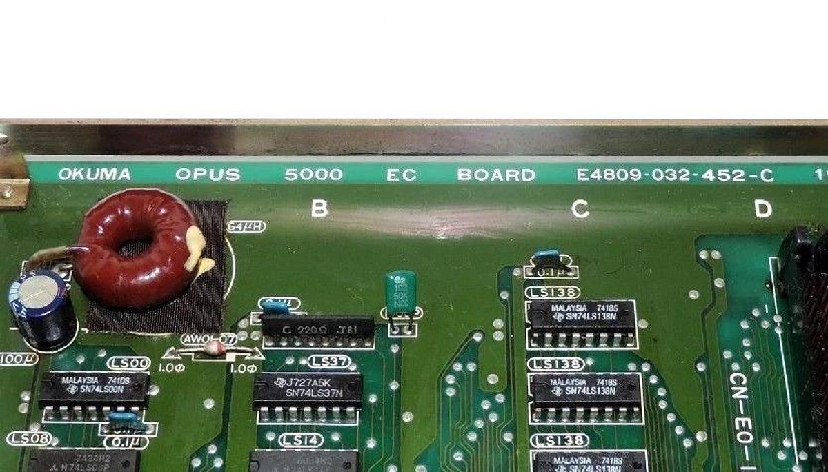 Used OKUMA E4809-032-452-C BOARD OPUS 5000 EC E4809032452C