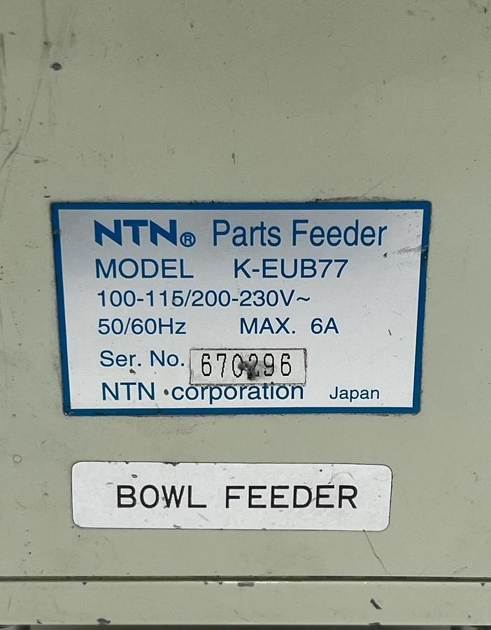 Used NTN K-EUB77 Vibratory Parts Feeder Control Unit – 100-230V 6A Stabilized