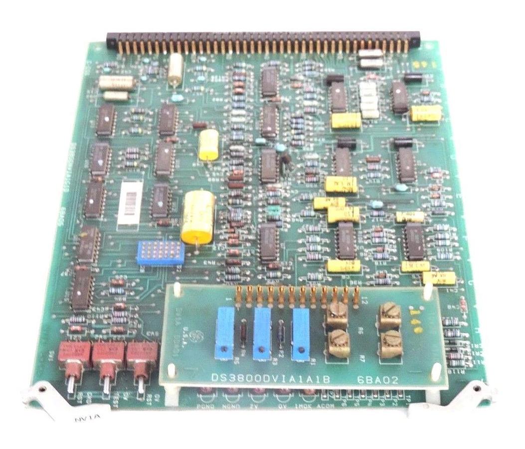 Used GENERAL ELECTRIC DS3800NVIA1G1D BOARD NVIA W/ GE DS3800DVIA1A1B BOARD