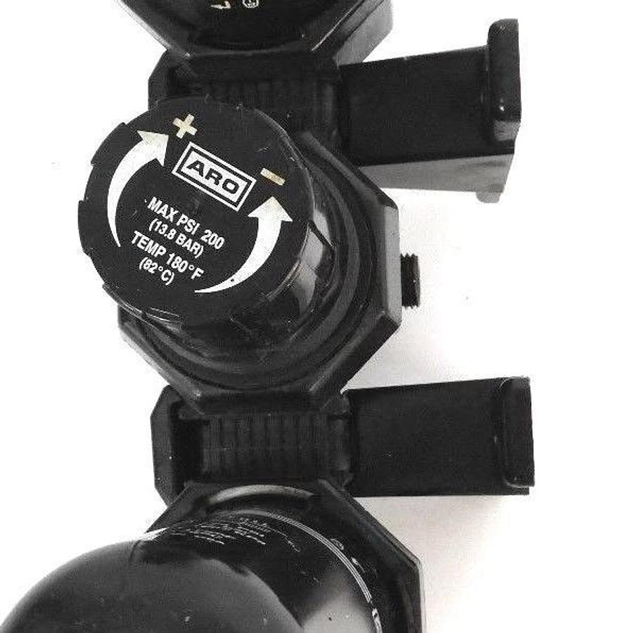 Used ARO L26241-110 AIR LUBRICATOR W/ L26241-111 & REGULATOR