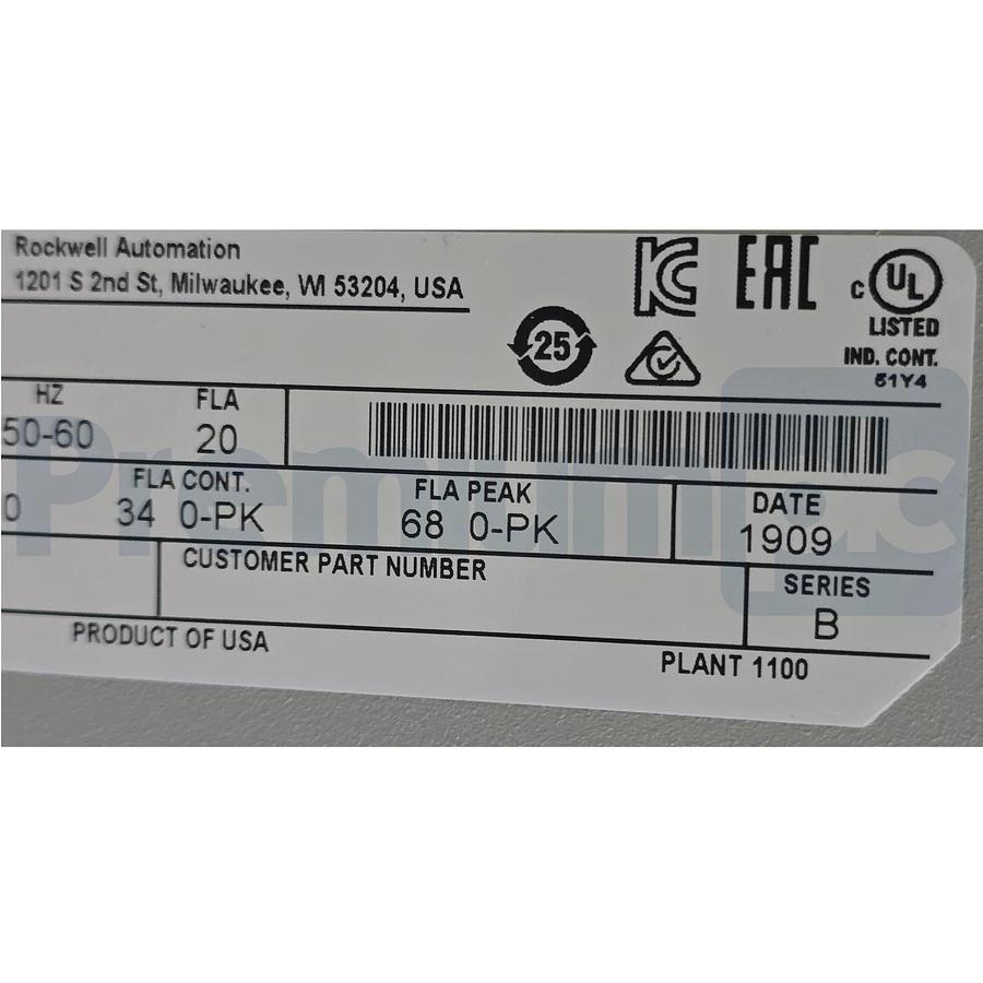 Allen-Bradley 2098-DSD-HV150X /B Ultra3000i Servo Drive 15kW 480V FW 1.60 NSNP