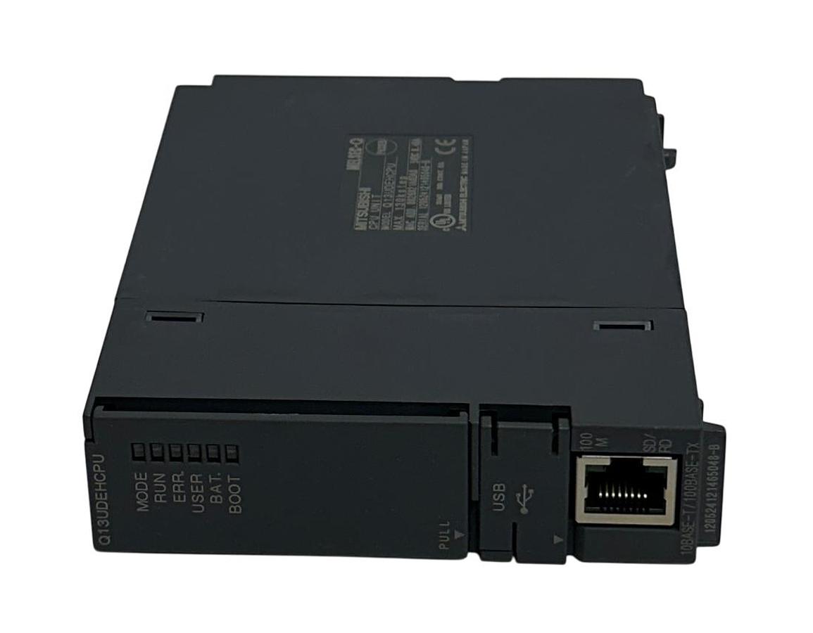 Used MITSUBISHI ELECTRIC Q13UDEHCPU MELSEC-Q CPU MODULE 130kstep EtherNet USB USNP