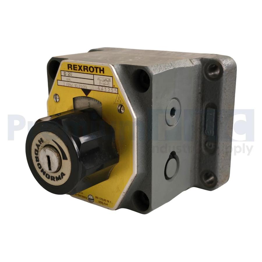 Used REXROTH 2FRM10-21/25L / 2FRM102125L HYDRONORMA CONTROL VALVE C 41 R900423255