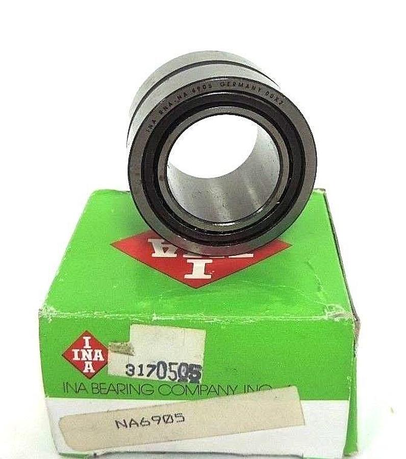 Used NIB INA NA6905 NEEDLE BEARING DOUBLE ROW 25X42X30MM
