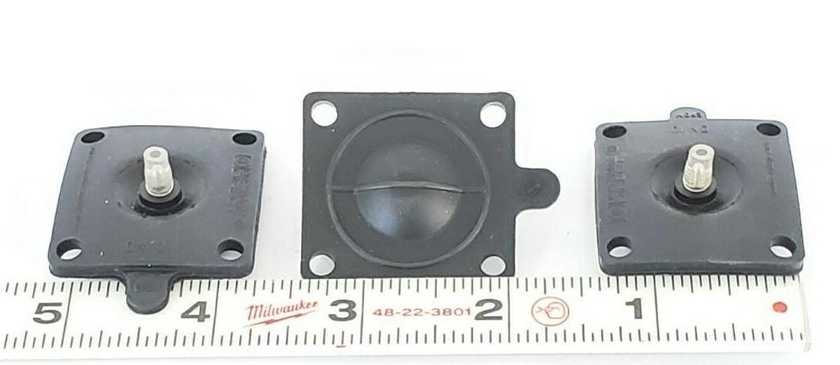 Used LOT OF 3 NEW DIAPHRAGM DIRECT DD03-IE DIAPHRAGMS, EPDM, DN10, DD031E, DD03IE