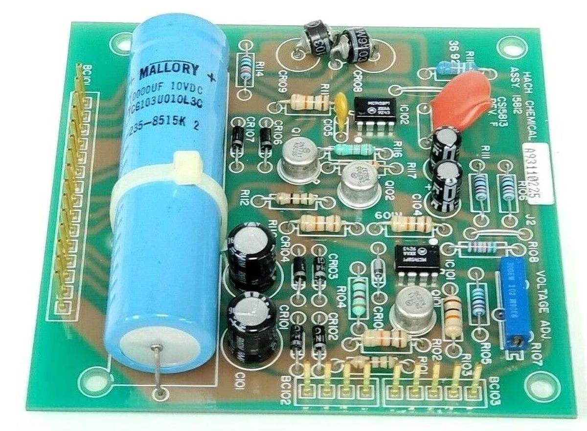 Used NIB HACH CHEMICAL 15812-00 CONTROL BOARD CS15813 REV. F FS15813 I5812