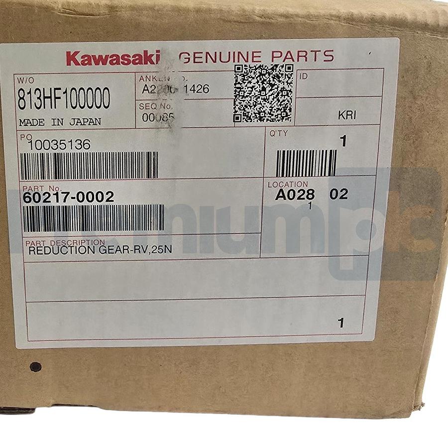 Kawasaki 60217-0002 | RV 25N Robot Reduction Gear for RS80N | RV-25N-107.66 NSMP