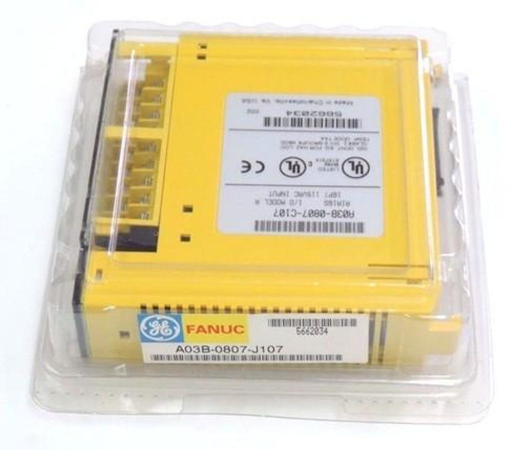 Used NEW SEALED GE FANUC A03B-0807-C107 I/O MODULE 115VAC 16PT A03B-0807-J107 AIA16G