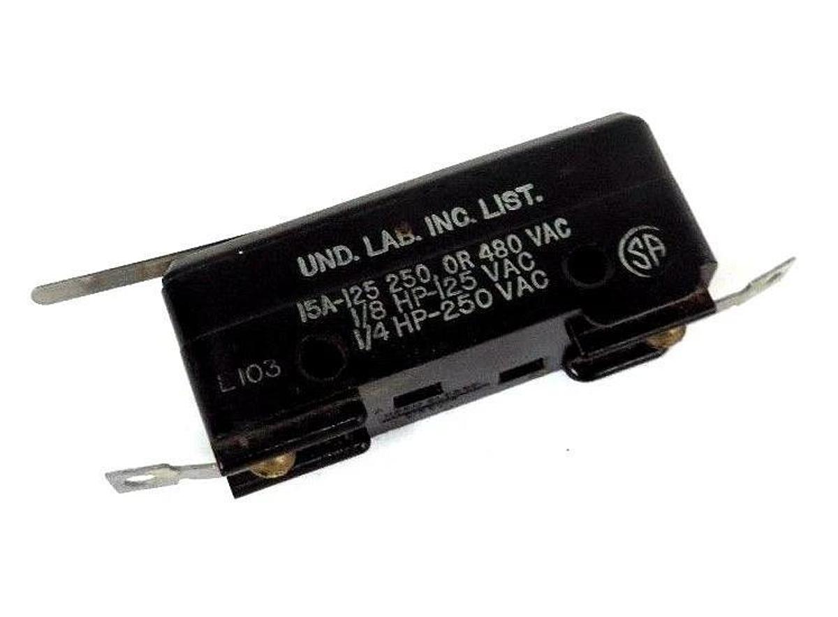 Used HONEYWELL MICRO SWITCH WZ-RL LIMIT SWITCH W/LEVER 15A 125 250 OR 480VAC, WZRL