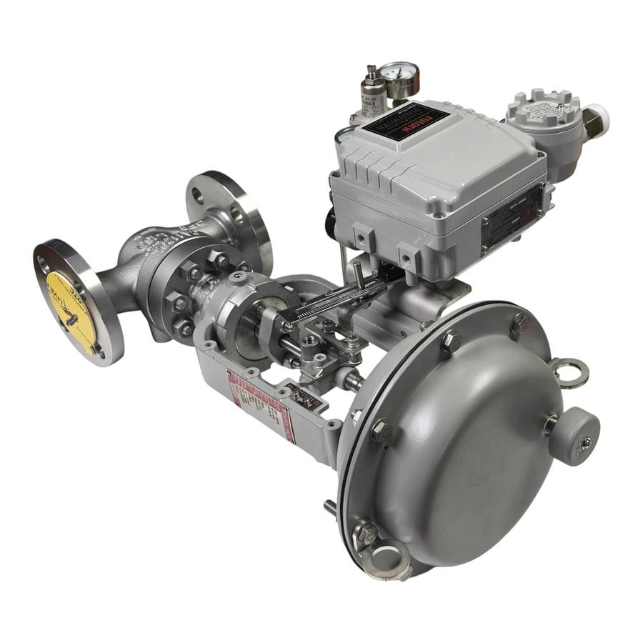 Used Koso 501T 1" x 3/4" S/S Control Globe Valve w/ Rotork YT-1000 E/P Positioner NEW