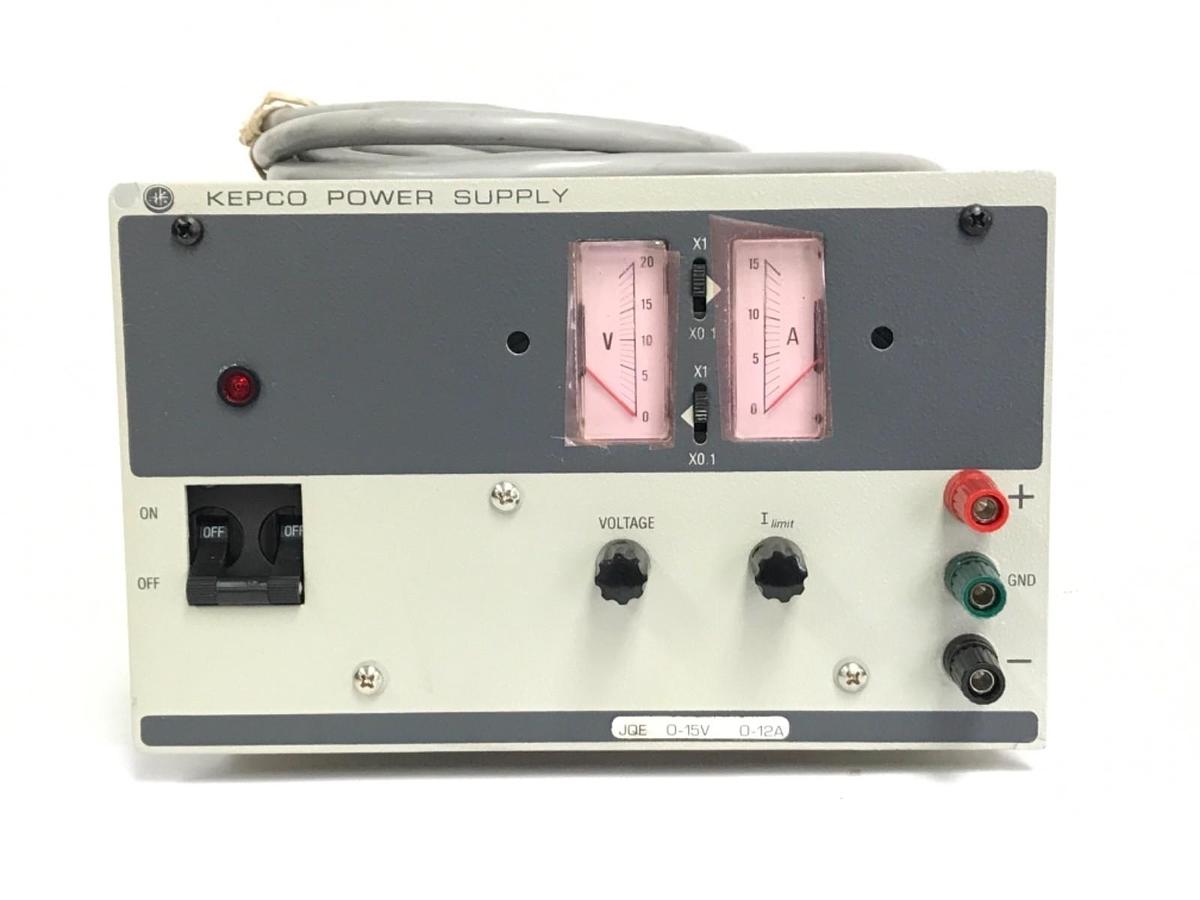Used NEW KEPCO JQE 15-12M 0-15V 0-12A POWER SUPPLY JQE15-12M