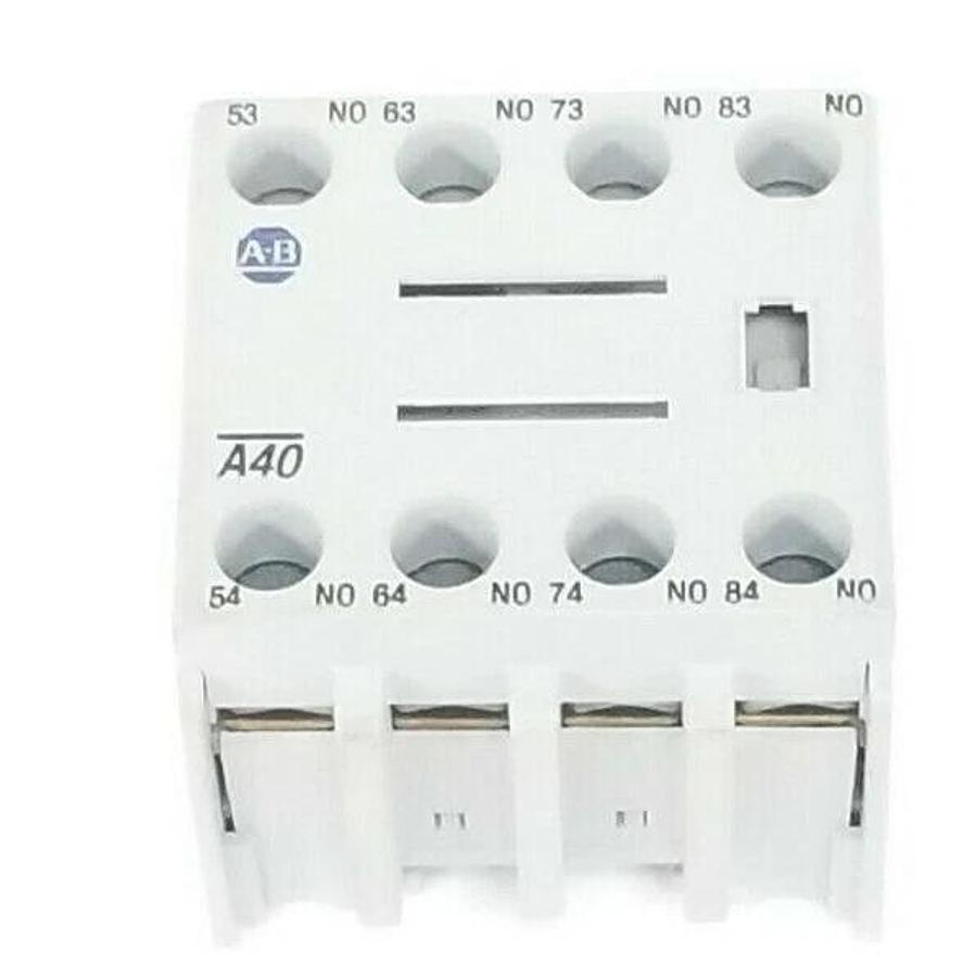 Used ALLEN BRADLEY 100-F AUXILIARY CONTACT BLOCK SER. B SER. B 230-690V 10A 100F