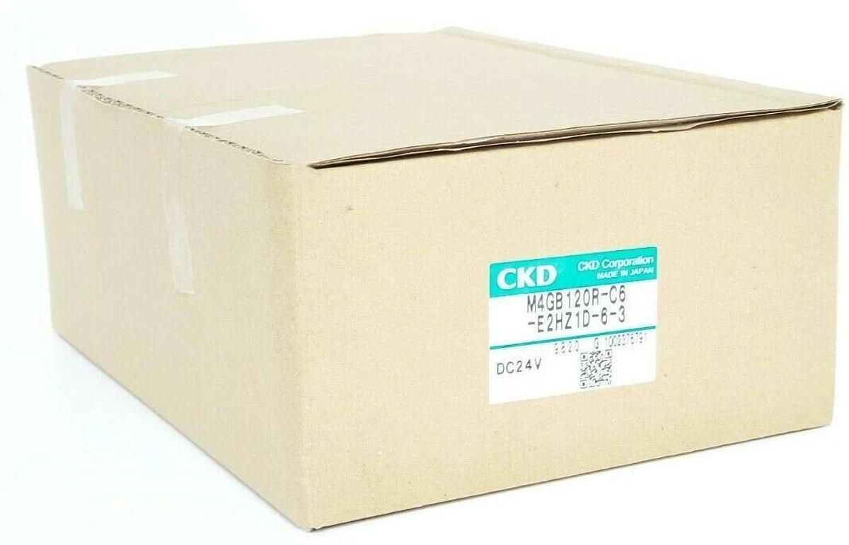 Used NIB CKD M4GB120R-C6-E2HZ1D-6-3 VALVE MANIFOLD ASSEMBLY M4GB120RC6E2HZ1D63, DC24V