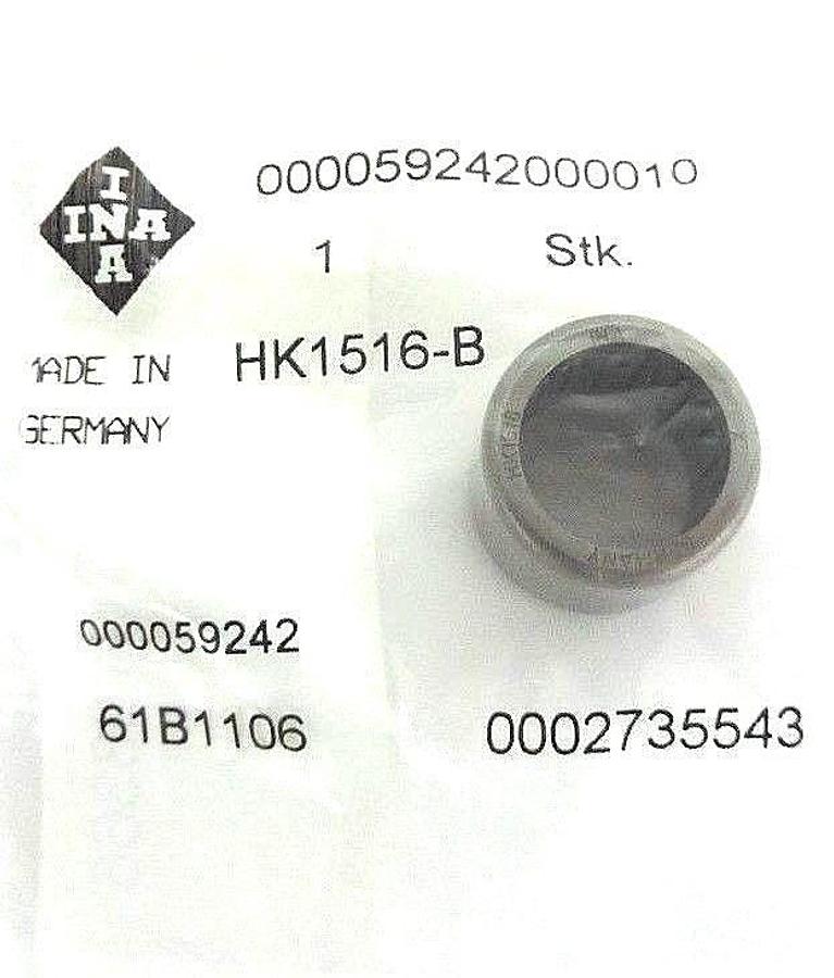 Used NEW INA HK1516-B BEARING NEEDLE ROLLER DRAWN CUP 15X21X16MM, HK1516B