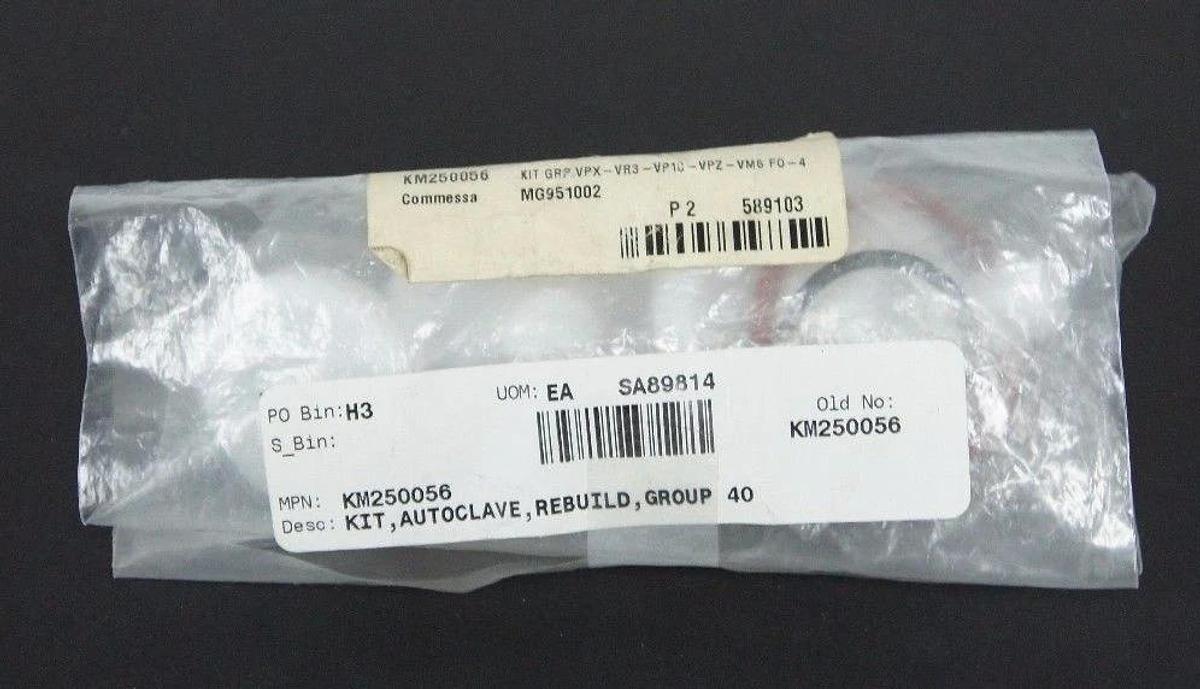 Used NEW KM250056 KIT GRP 40 AUTOCLAVE, REBUILD, GROUP 40
