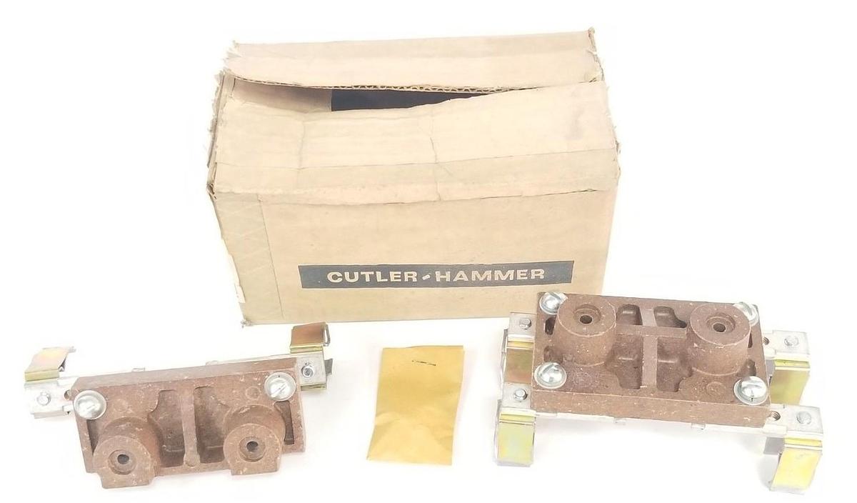Used NIB EATON CUTLER-HAMMER C350BBC62 FUSE BLOCK 3-POLE TYPE: B, SER. A2