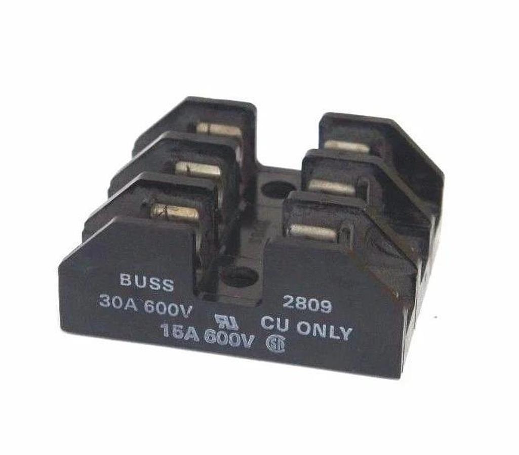 Used BUSS 2809 FUSE HOLDER 30A, 600V