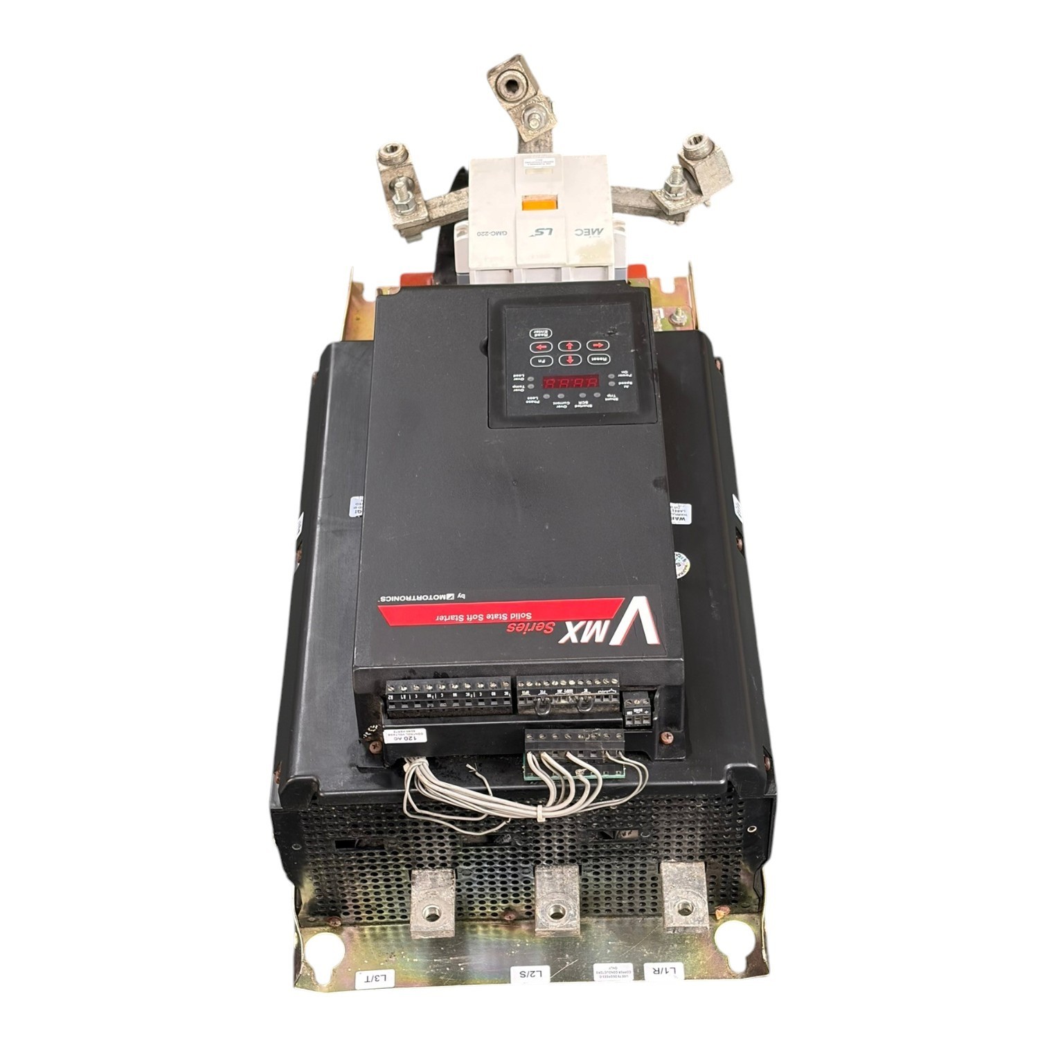 Used Motortronics VMX-275-BP Soft Starter 275A 600V LS GMC-220 Contactor Untested