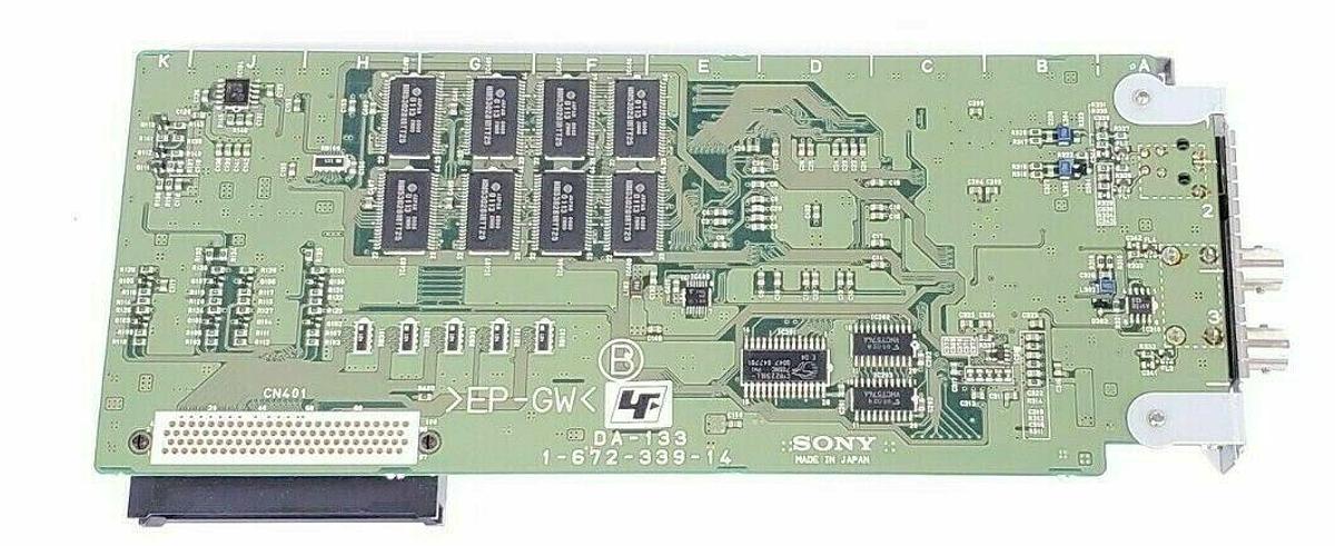 Used SONY DA-133 1-672-339-14 DIGITAL SURVEILLANCE S VIDEO OUTPUT BOARD A-8320-893-A