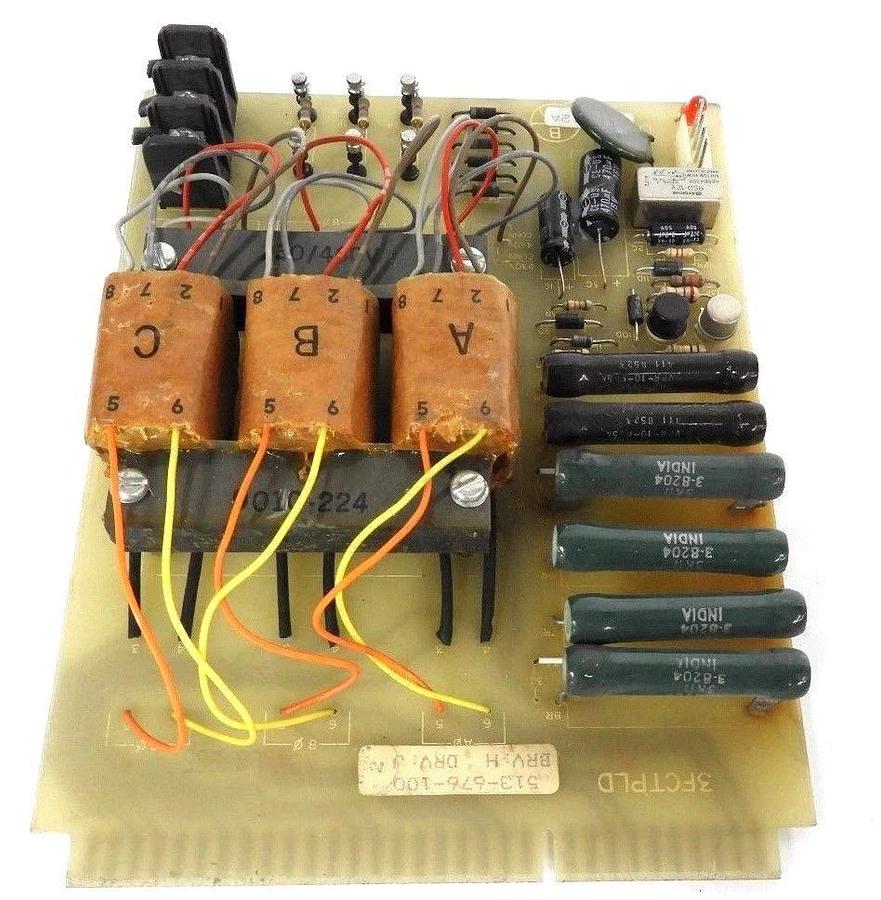 Used BURTON 513-676-100 CIRCUIT BOARD 3FCTPLD BRV H DRV J ECI-B-6